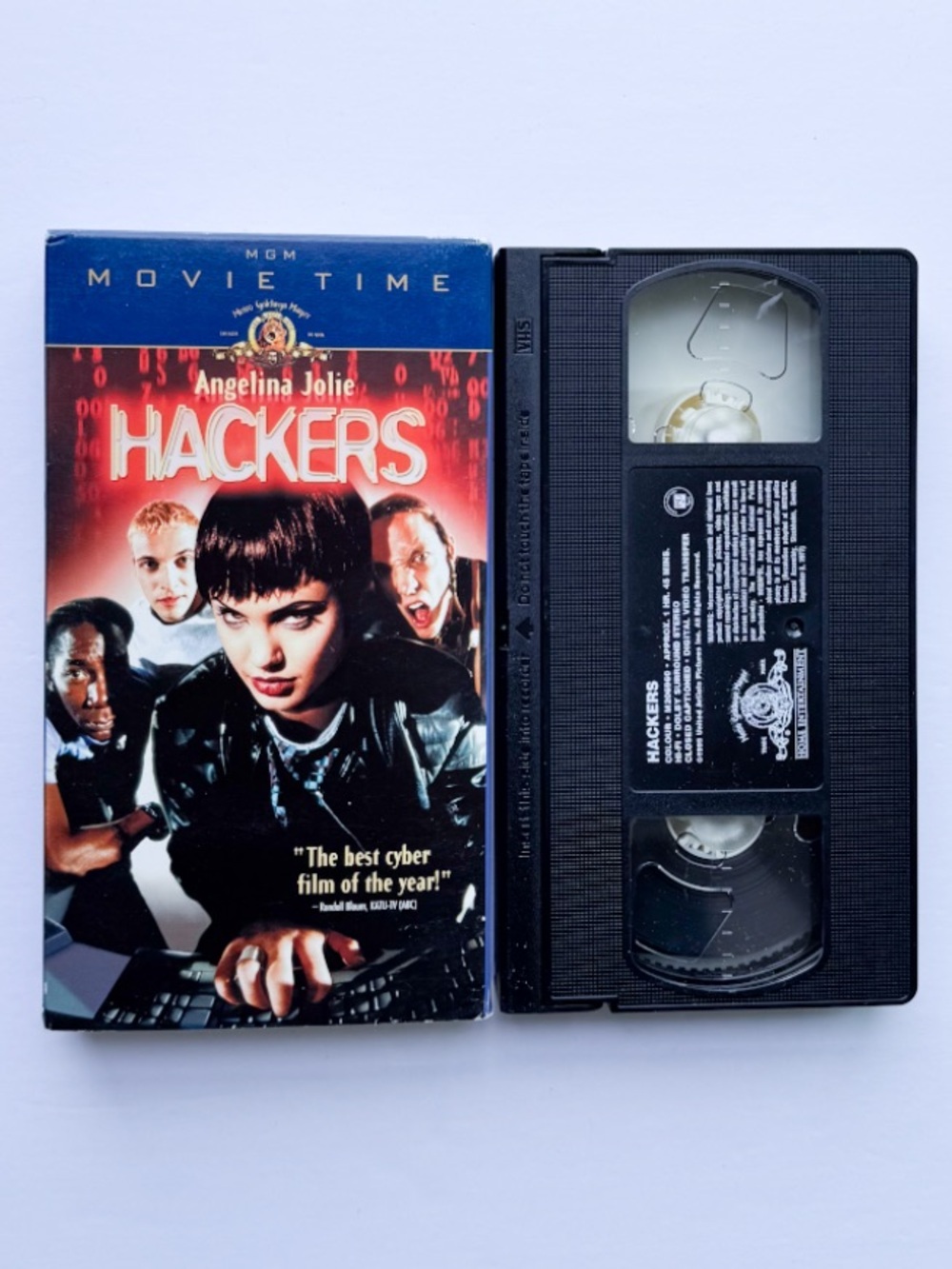 Vtg Hackers VHS 1995 MGM Movie Time Cult Classic TESTED